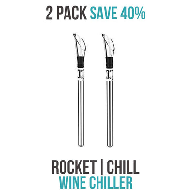 ROCKET|CHILL | WINE CHILLER - 2 PACK SAVE 40%