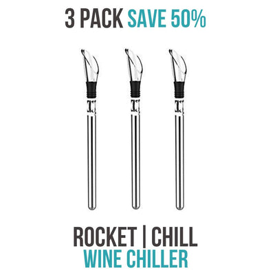 ROCKET|CHILL | WINE CHILLER - 3 PACK SAVE 50%